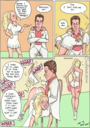 Spanking Pamelee Adventure-Tennis