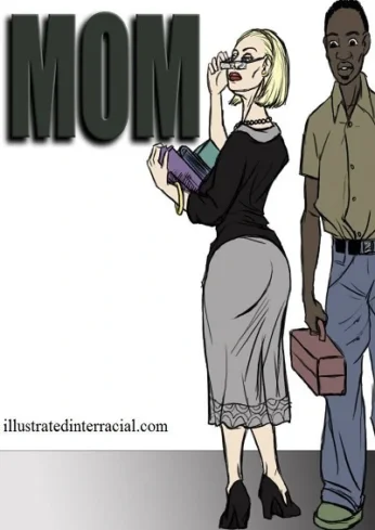 Mom- illustrated interracial