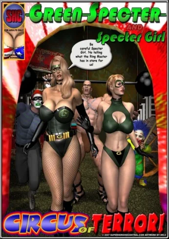 Green Speoter and Specter Girl- Circus of Terror