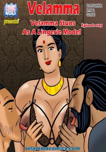 Velamma 105- Velamma Stuns as a Lingerie Model