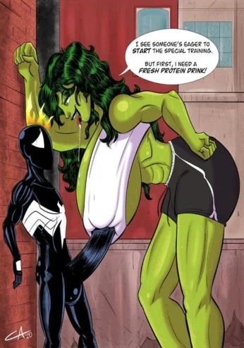 Special She-Training- Ameizing Lewds (Marvel)