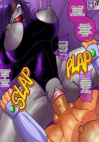 Raven helps Starfire with her traditional Tamaranian Ritual [MrEstella]