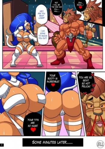 Felicia Vs. Leo (Darkstalkers) [Bavarell]