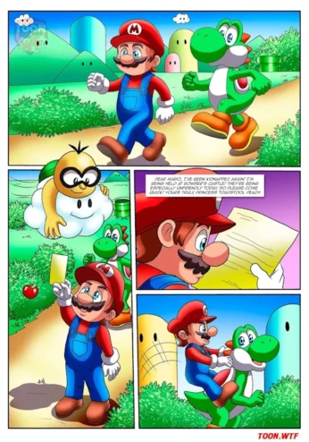 Carnal Castle in Super Mario:  PalComix