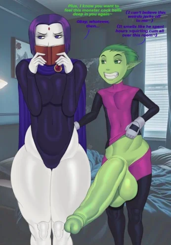 [JaydenNSFW] Teen Titans – Raven x Beast Boy