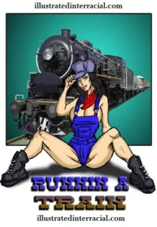 Runin A Train 1- illustrated interracial1