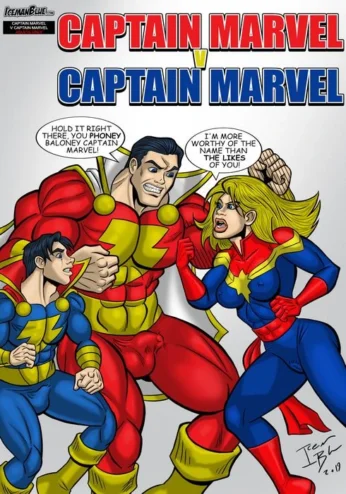 Captain Marvel- Iceman Blue