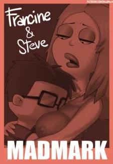 Francine and Steve – American Dad by MADMark Cartoon